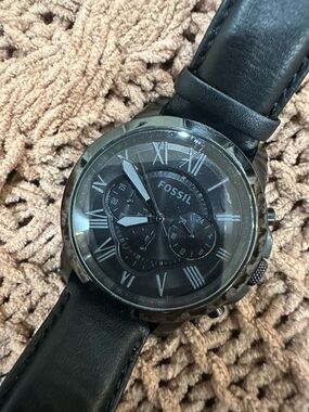 Fossil Black Men’s Watch Fossil FS5132